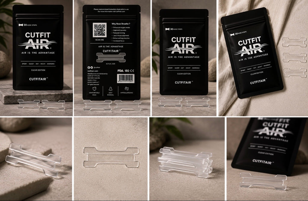 CutFit Air Invisible Nasal Strips – Clear Edition