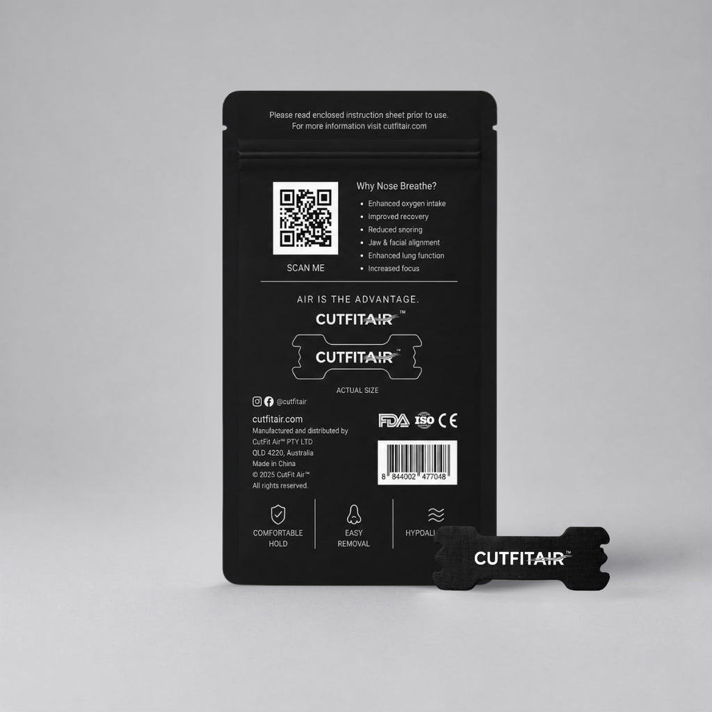 CutFit Air Performance Nasal Strips – Black Edition