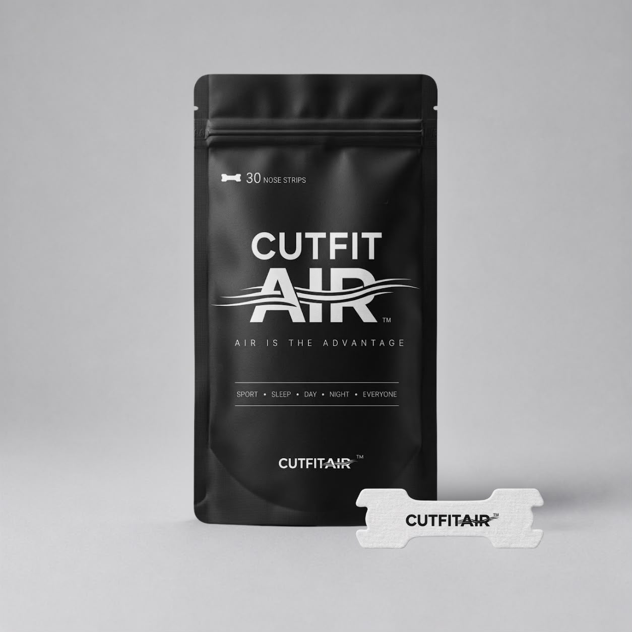 CutFit Air Performance Nasal Strips – White Edition