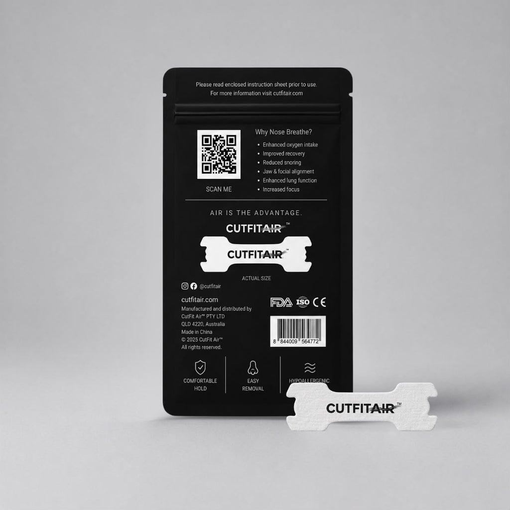 CutFit Air Performance Nasal Strips – White Edition