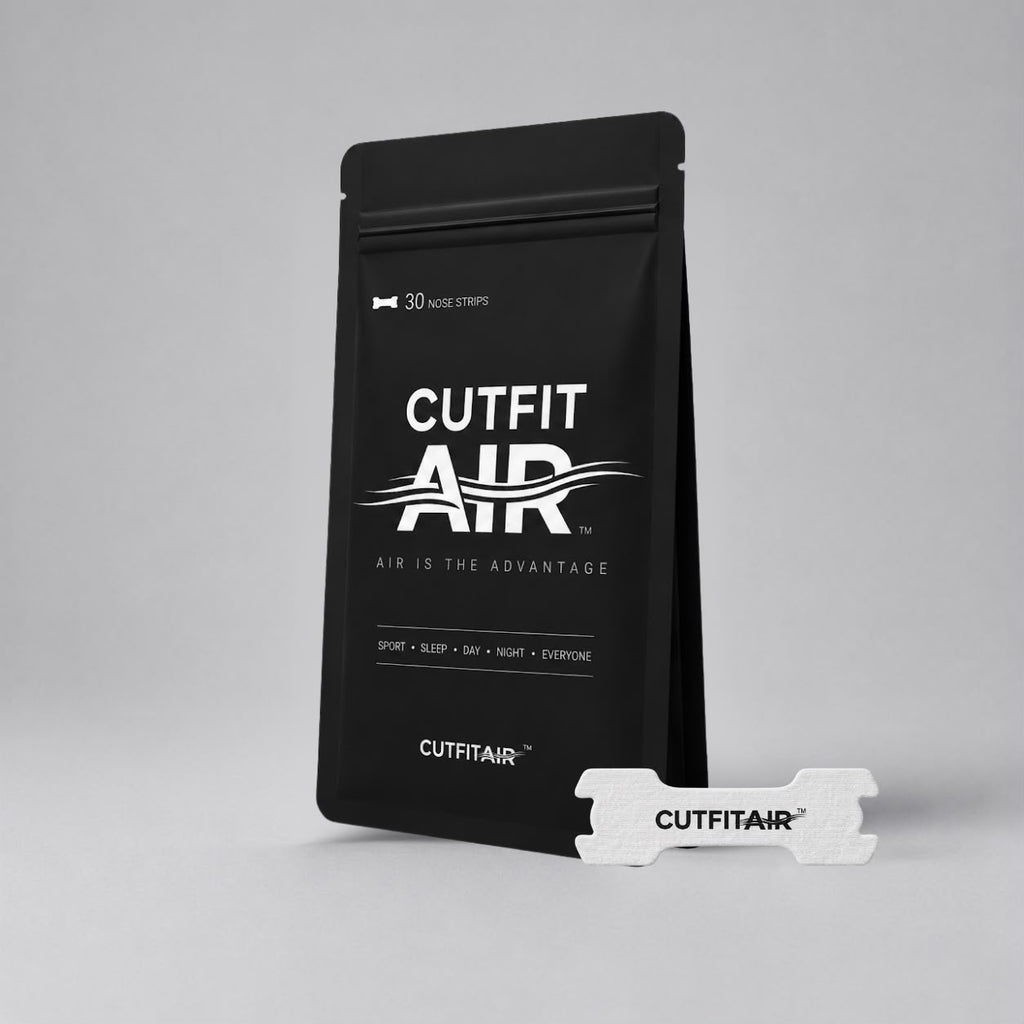 CutFit Air Performance Nasal Strips – White Edition