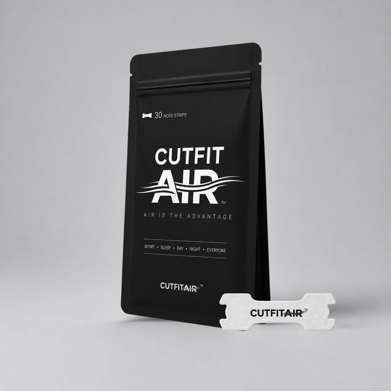 CutFit Air Performance Nasal Strips – White Edition