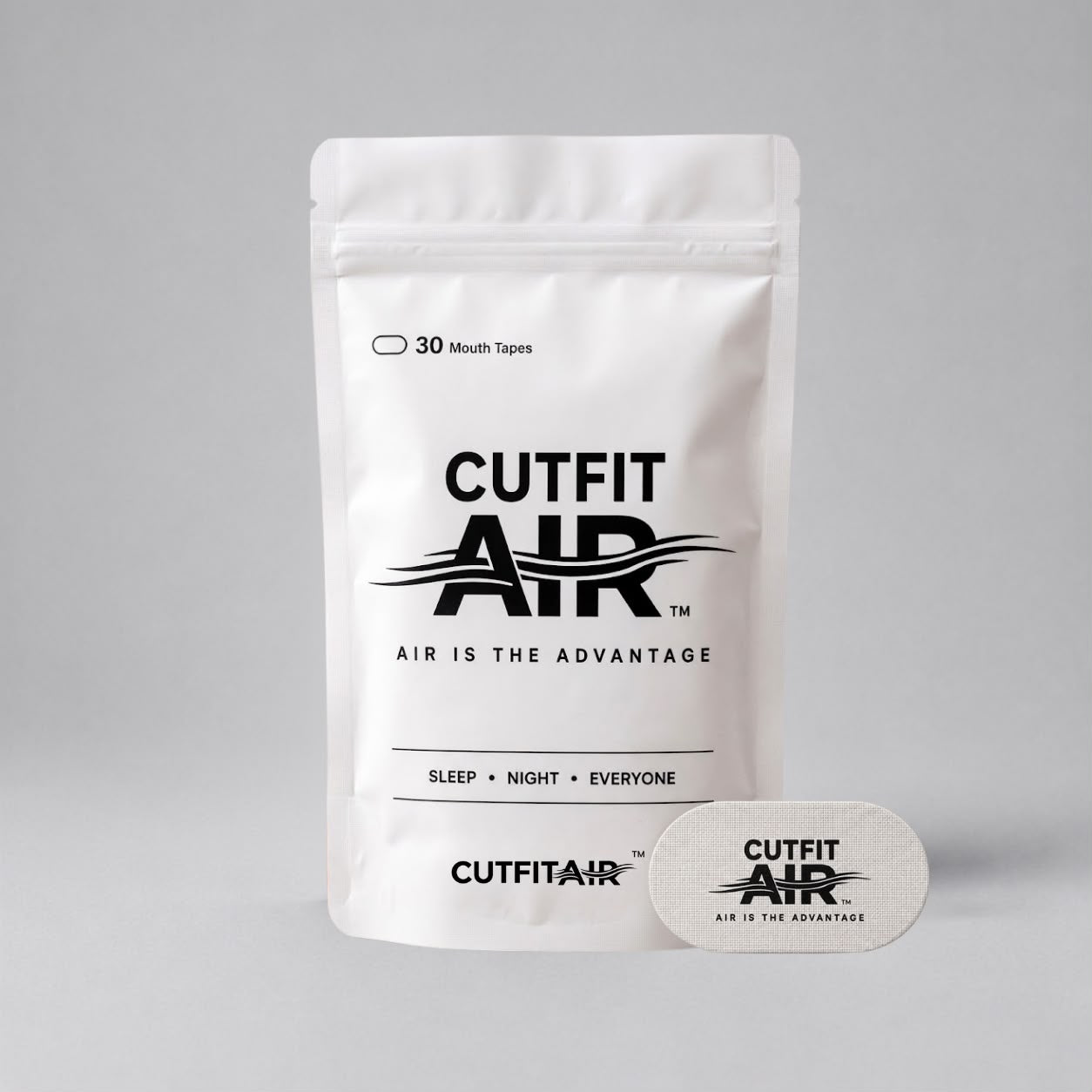 CutFit Air Mouth Tape – White Edition